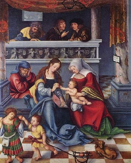Lucas Cranach the Elder Torgauer Ferstenaltar Spain oil painting art